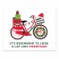 Christmas Bike 10x8 Tabletop Canvas