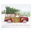 Red Station Wagon 10x8 Tabletop Canvas