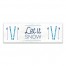 Let It Snow Skis 36x12 Canvas Wall Art