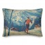 Eat Sleep Ski Repeat  14x20 Spun Poly Pillow