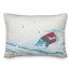 Mountain Ski Scene 14x20 Spun Poly Pillow