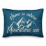 Home Mountains 14x20 Spun Poly Pillow