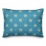 Simple Snowflaks  14x20 Spun Poly Pillow