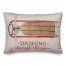 Dashing Snow Sled 14x20 Spun Poly Pillow