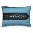 Ski Slopes Arrow Sign 14x20 Spun Poly Pillow