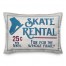 Skate Rental Blue  14x20 Spun Poly Pillow