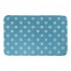 Simple Snowflake Dot On Blue 34x21 Bath Mat