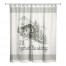 Rather Be Skiing Cabin 71x74 Shower Curtain