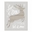 Let It Snow My Deer 8x10 Tabletop Canvas