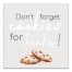 Christmas Cookies Santa 24x24 Canvas Wall Art