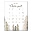 Christmas Trees Countdown 16x20 Canvas Wall Art