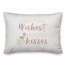 Candycane Wishes Kisses 14x20 Spun Poly Pillow