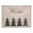 Christmas Tree Snow 18x14 Poly Twill Placemat