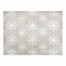 Neutral Snow Flakes 18x14 Poly Twill Placemat