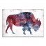 Patriotic Buffalo 36x24 Canvas Wall Art