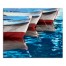 Colorful Boats 24x20 Canvas Wall Art