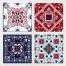 Patriotic Tile Set Wall Art Collection