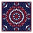 Medallion Dots 20x20 Canvas Wall Art