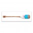 Bright Blue Oar 36x12 Canvas Wall Art