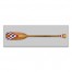 Chevron Patriotic Oar 36x12 Canvas Wall Art