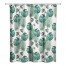Palm Pattern  Shower Curtain