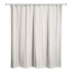Linen Stripes  Shower Curtain