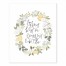Lemon Wreath Love Grows 10 8x10 Tabletop Canvas