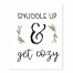Snuggle Up Get Cozy 10 8x10 Tabletop Canvas
