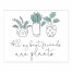 Best Friends Are Plants 10 10x8 Tabletop Canvas