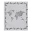 Boho Map 10 50x60 Tapestry