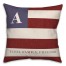 Patriotic Monogram 18x18 Personalized Indoor / Outdoor Pillow