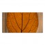 Split Leaf On Wood Middle 10x20 Canvas Wall Art