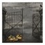 Haunted Painty Halloween Gate 24x24 Canvas Wall Art