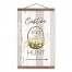 Easter Egg Hunt Basket 12x18 Teak Hanging Canvas