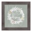 Easter Blessings Wreath 1 16x16 Western Gray Framed Print
