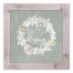 Easter Blessings Wreath 2 16x16 Western White Framed Print