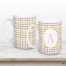 Pastel Plaid Mug Set  Drinkware Set