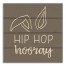 Hip Hop Hooray 14x14 Pallet Wood Art