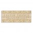 Easter Tidings Bunny Personalized 36x14 Pallet Wood Art