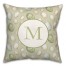 Sage Easter Eggs Pattern Personalized 18x18 Indoor / Outdoor Pillow