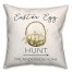 Easter Egg Hunt Basket 3 Personalized 18x18 Indoor / Outdoor Pillow