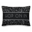 Chalk Easter Bunny 14x20 Indoor / Outdoor Pillow
