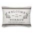 Welcome Burror Bunny Stripes Personalized 14x20 Indoor / Outdoor Pillow