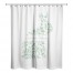 Floral Bunny Shower Curtain Personalized 71x74 Shower Curtain