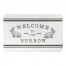 Welcome Burrow Bunny Bath Mat 34x21 Bath Mat