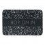 Chalk Easter Bunny Pattern Bath Mat 34x21 Bath Mat