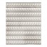 Bunny Stripes Blanket 50x60 Sherpa Fleece Blanket