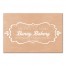 Bunny Bakery Personalized 12x18 Canvas Wall Art
