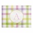 Pastel Plaid Placemat Personalized 18x14 Cotton Twill Placemat
