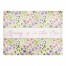 Whimsical Spring Floral Placemat 18x14 Cotton Twill Placemat